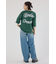 カラーステッチVネック5分袖Tシャツ