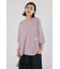 カラーステッチVネック5分袖Tシャツ