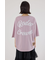 カラーステッチVネック5分袖Tシャツ