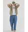 ハーフスリーブロゴZIPパーカー