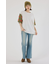 FLOWERクロシェドッキングTシャツ