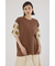 FLOWERクロシェドッキングTシャツ