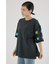 FLOWERクロシェドッキングTシャツ