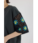 FLOWERクロシェドッキングTシャツ