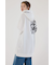 Right shoulder LOGOパーカーワンピース