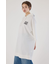 Right shoulder LOGOパーカーワンピース