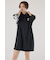 Right shoulder LOGOパーカーワンピース