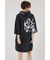 Right shoulder LOGOパーカーワンピース