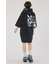 Right shoulder LOGOパーカーワンピース