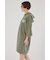 Right shoulder LOGOパーカーワンピース