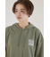 Right shoulder LOGOパーカーワンピース