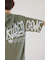 Right shoulder LOGOパーカーワンピース