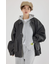 【UNISEX】ヴィンテージフェイクレザーブルゾン