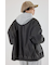 【UNISEX】ヴィンテージフェイクレザーブルゾン