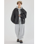 【UNISEX】ヴィンテージフェイクレザーブルゾン