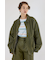 【UNISEX】ヴィンテージフェイクレザーブルゾン