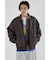【UNISEX】ヴィンテージフェイクレザーブルゾン