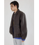 【UNISEX】ヴィンテージフェイクレザーブルゾン