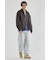 【UNISEX】ヴィンテージフェイクレザーブルゾン