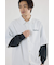 バックロゴレイヤードシャツ