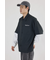バックロゴレイヤードシャツ