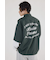 バックロゴレイヤードシャツ