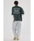 バックロゴレイヤードシャツ