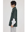 バックロゴレイヤードシャツ