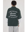 バックロゴレイヤードシャツ