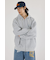【UNISEX】エンボスBIG ZIPパーカー