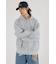 【UNISEX】エンボスBIG ZIPパーカー