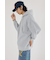 【UNISEX】エンボスBIG ZIPパーカー