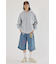 【UNISEX】エンボスBIG ZIPパーカー