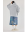 【UNISEX】エンボスBIG ZIPパーカー