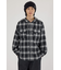 【UNISEX】フードチェックシャツ
