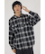 【UNISEX】フードチェックシャツ