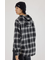 【UNISEX】フードチェックシャツ