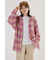 【UNISEX】フードチェックシャツ