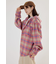 【UNISEX】フードチェックシャツ