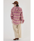 【UNISEX】フードチェックシャツ