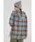 【UNISEX】フードチェックシャツ