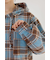 【UNISEX】フードチェックシャツ