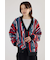 【UNISEX】3Dマルチカラーニットカーディガン