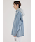 フーデッドデニムシャツジャケット