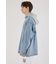 フーデッドデニムシャツジャケット