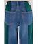 【UNISEX】 カスタムトラック デニムパンツ
