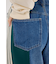 【UNISEX】 カスタムトラック デニムパンツ