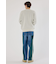 【UNISEX】 カスタムトラック デニムパンツ