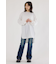 ラウンドヘムロングスリーブTシャツ