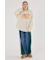 embroidery collegeロング Tシャツ